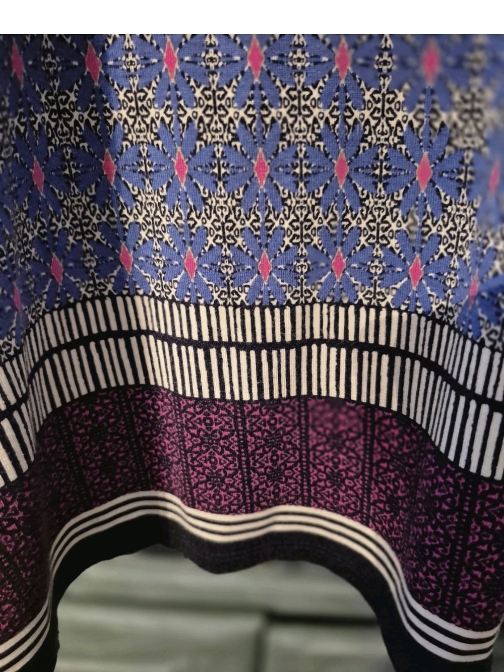 Ruby Rd. Multicolor Patterned Tunic Top - Picture 4 of 10